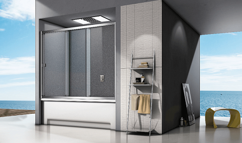 Шторка для ванны SCREEN WTW-150-G-CH: фотография 1