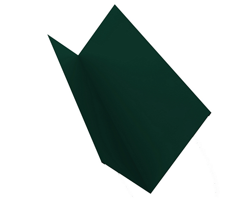 Планка примыкания 145х250мм  2,0м зеленый мох  (6005): фотография 1