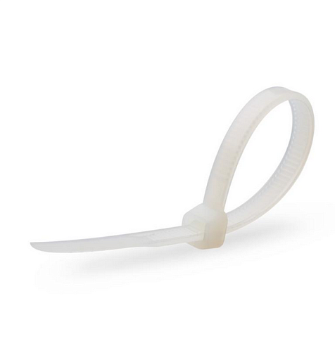 Хомут кабельный КСС 5х400 нейлон белый уп.100шт Fortisflex 49787: фотография 1