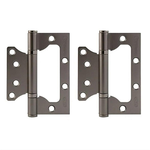 Петля накладная универсальная "бабочка" 800-4" FHP-STD графит, без колпачка, 100х75х2,5мм : фотография 1