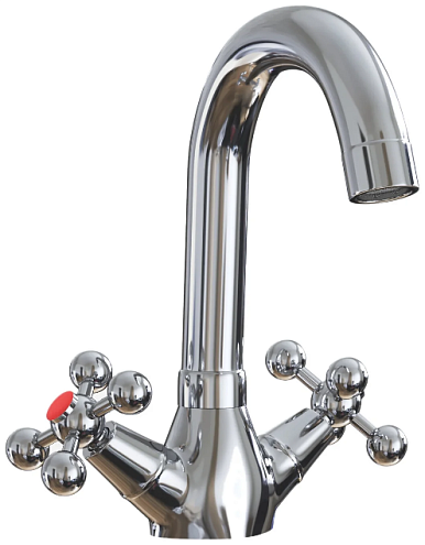 Смеситель для умывальника 1/2 кер. MIXLINE ML07-04 (без подводки): фотография 1