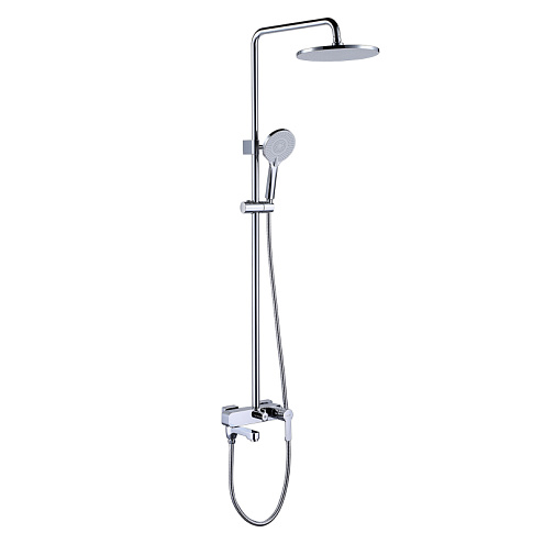 Душевая система 35к G2402 GAPPO лейка "Тропический душ"  хром: фотография 1