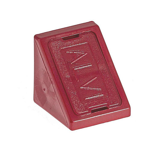 Уголки мебельные пластиковые красное дерево  с шурупом 6шт "Element": фотография 1