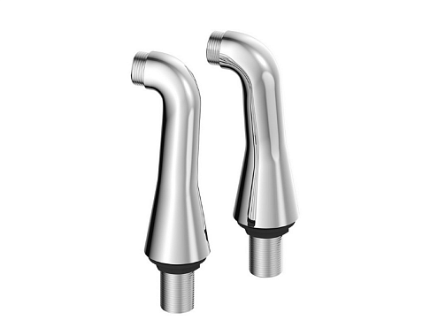 Комплект переходников Lemark LM8558СR для установки смесителя на борт ванны, 2 шт: фотография 1