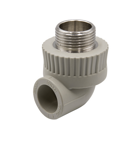 Уголок комбинированный наружная резьба 20х3/4'' EVER plast   : фотография 1