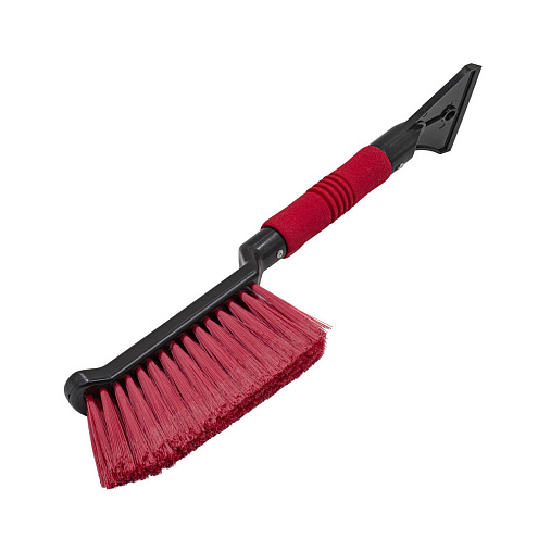 Щетка-сметка для снега " Very" 420мм, ручка с мягкой накладкой и скребком: фотография 1