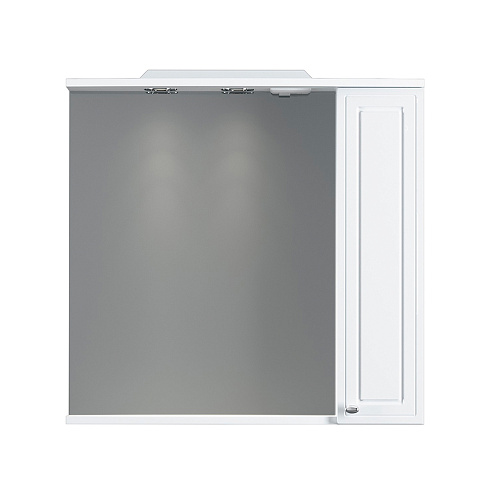 Зеркало-шкаф Damixa Palace One M41MPR0751WG белый глянцевый с подсветкой: фотография 1