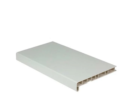 Подоконник ПВХ "МП" белый 1500х350мм: фотография 1