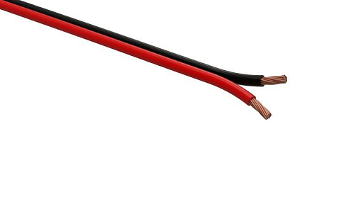 Кабель акустический 2х0,75мм² красно-черный 100м (м) ЭРА Б0048265: фотография 1