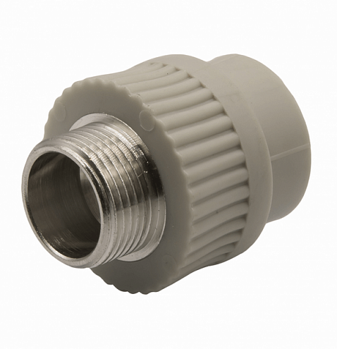 Муфта комбинированная наружная резьба 25х3/4'' EVER plast   : фотография 1