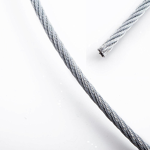 Трос стальной  DIN 3055   4мм, 10м: фотография 1