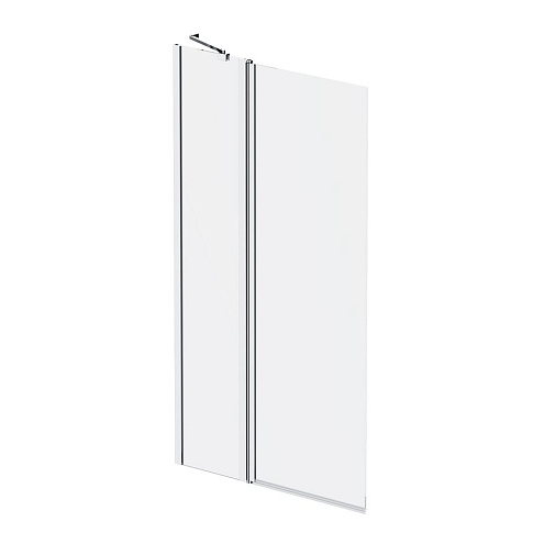 Стеклянная шторка для ванны 80 AM.PM Gem W90BS-D3W5-140CT поворотно-складная, профиль хром: фотография 1