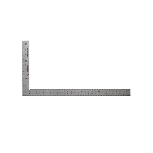 Угольник цельнометаллический, 300х150мм, нержавеющее полотно толщиной 2мм, точность 1 мм/м, ЗУБР: фотография 1