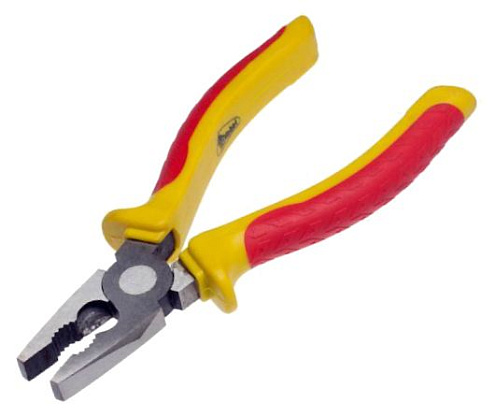 Плоскогубцы серии "Fine", двухкомпонентная рукоятка, 200мм, РемоКолор: фотография 1