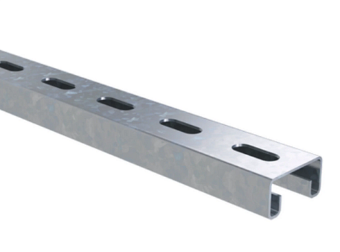 Профиль С-образный перфорированный 41х21 L3000 сталь 2,5мм DBM DKC BPM2130: фотография 1