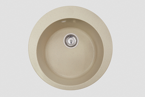 Мойка GRANICOM NOVELL Веста D500 мм обсидиан без сифона: фотография 1