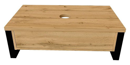 Тумба GRUNGE LOFT 100П 1ящик Дуб Вотан: фотография 1