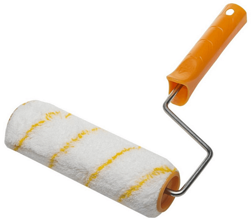 Валик "GIRPAINT" с ручкой, полиакрил, ворс 12мм, бюгель 6мм, 40х180, STAYER: фотография 1