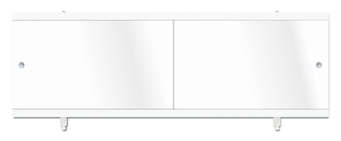 Экран для ванн "Ультра легкий" глянец белый 1,68: фотография 1