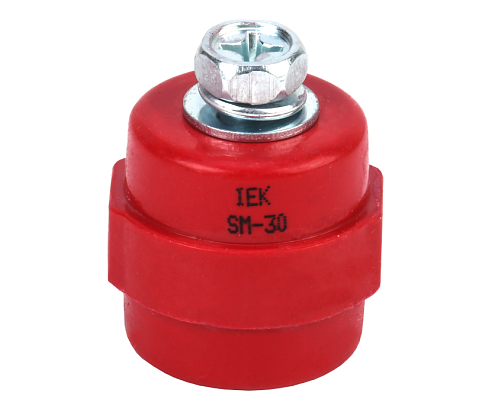 Изолятор SM30 (М8) силовой с болтом IEK YIS11-30-08-B: фотография 1
