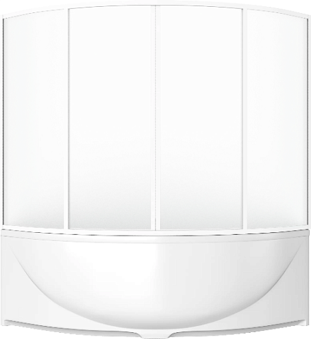 Шторка Дрова 4 створки пластик: фотография 1