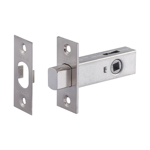 Задвижка дверная З-45 матовый никель: фотография 1