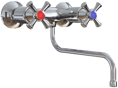 Смеситель для кухни настенный 1/2 кер. MIXLINE ML10-06: фотография 1