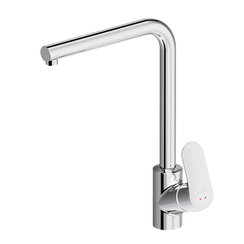 F8005000 Like, смеситель для кухни L-образный излив, хром, шт.: фотография 1