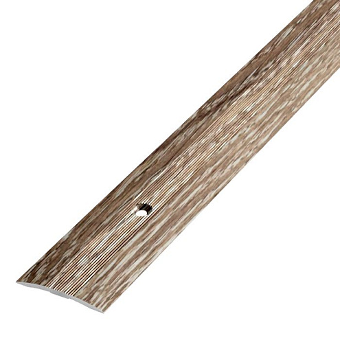 Порог стык  универсальный 28мм 1,8м дуб арктический: фотография 1