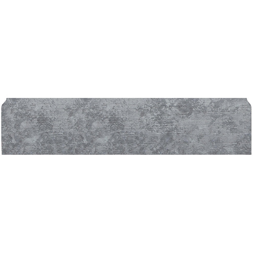 LL020  Плинтус  67мм  Бетон гранит  с монтажной планкой   2,2м: фотография 1