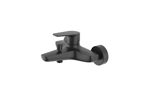 Смеситель для ванны Aquatek матовый черный AQ1140MB Бетта: фотография 1