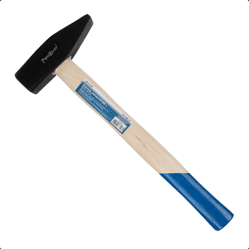 Молоток слесарный, кованный, деревянная  рукоятка, 800г, Ремоколор: фотография 1