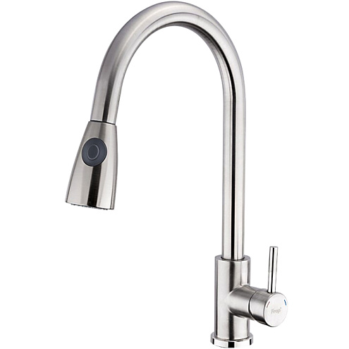 Смеситель для кухни с выдвижной лейкой Frap F60899-1: фотография 1