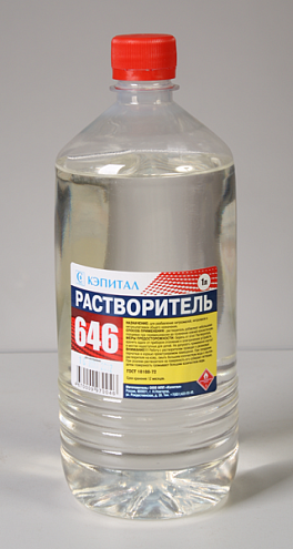 Растворитель 646 Кэпитал, бутылка пэт  0,5л : фотография 1