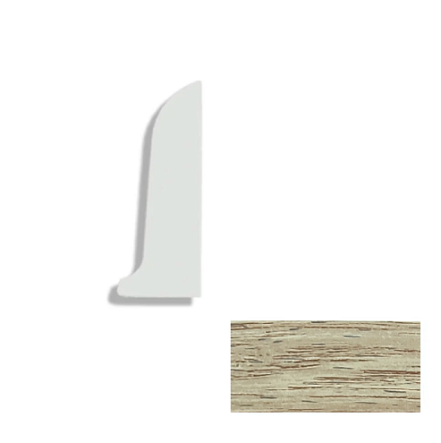 L063 Заглушка правая 58мм  Дуб ливерпуль : фотография 1