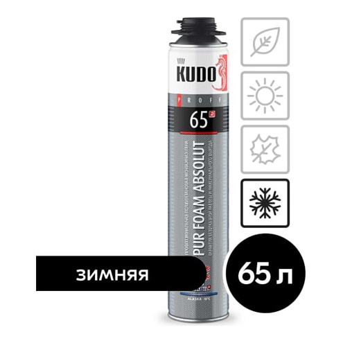 Пена монтажная профессиональная зимняя ABSOLUT PROFF 65 ALASKA: фотография 1