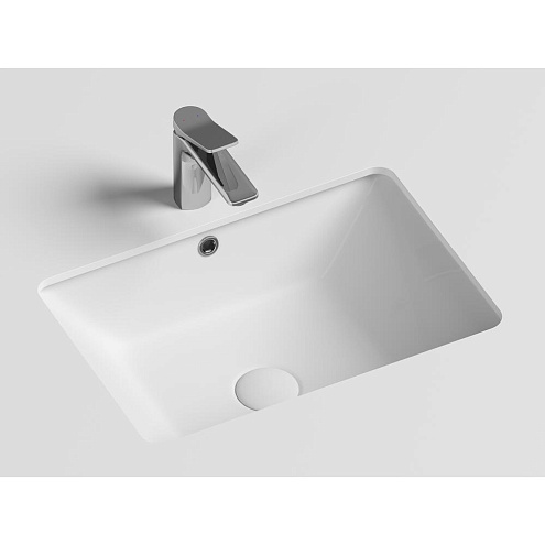 Умывальник Element CN6045 прямоугольный встраиваемый под столешницу, с крепежом 550х400х185 мм: фотография 1