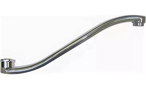 Гусак-излив для смесителя 40см S-нос: фотография 1