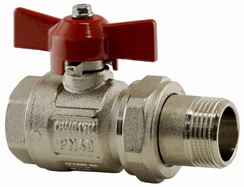 Кран шаровой с американкой 1" бабочка ITAP IDEAL 098: фотография 1