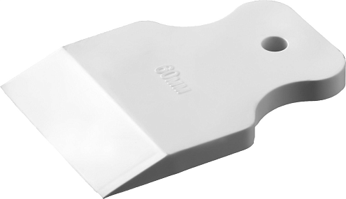 Шпатель MASTER, резиновый белый 60мм, STAYER: фотография 1