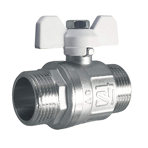 Кран шаровой 1" бабочка ш/ш STI: фотография 1