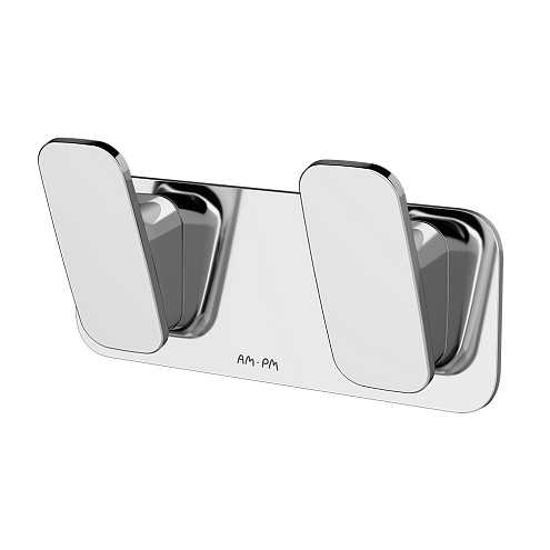 Крючки для полотенец AM.PM Inspire 2.0 A50A35600 хром, 2шт на планке: фотография 1