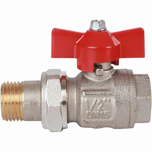 Кран с американкой 1/2 г/ш бабочка ITAP IDEAL 098: фотография 1