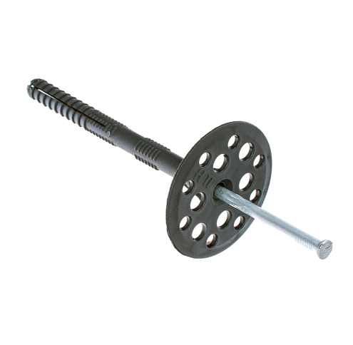 Дюбель для утеплителя с металлическим гвоздем 10х160 уп.50шт: фотография 1