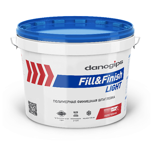 Шпатлевка финишная готовая Danogips Fill&FinishLight 12,3кг: фотография 1