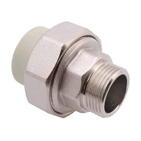 Муфта с переходом на металл разъемная наружная резьба 25x1" FV-plast: фотография 1