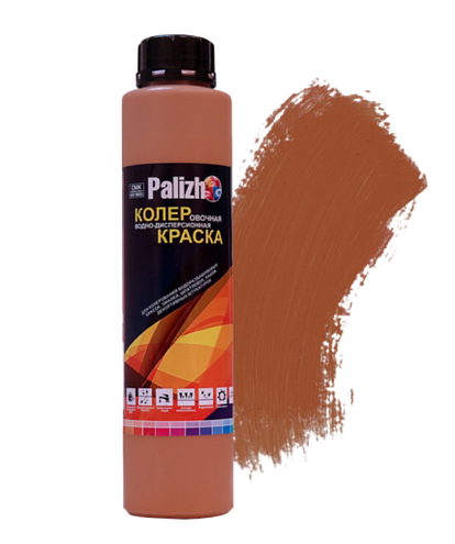 Колеровочная краска водно-дисперсионная "Palizh" бежевый 0,75л: фотография 1