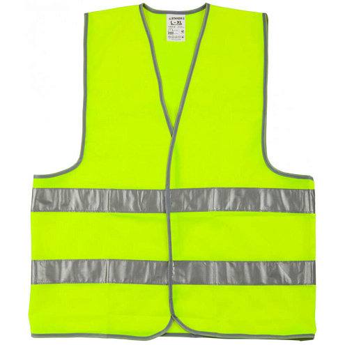 Жилет сигнальный, зеленый, размер XL: фотография 1