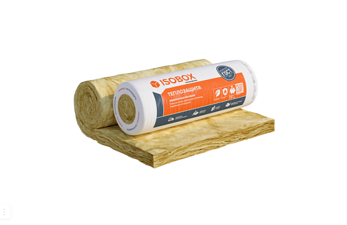 Рулон минераловатный ИЗОБОКС 44R Теплозащита 2-8200х1220х50мм, 20,08м2/уп, 1,0004м3/уп: фотография 1