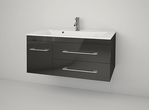 Тумба Элен 90 арт.106 черная: фотография 1